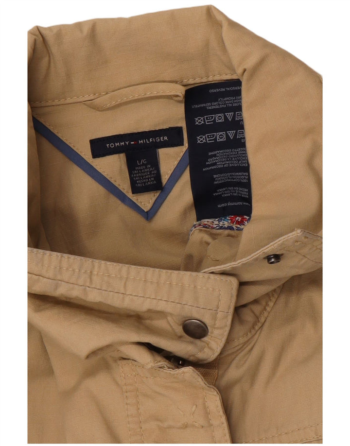 Tommy Hilfiger Ženska pomoćna jakna UK 16 Large Beige Cotton