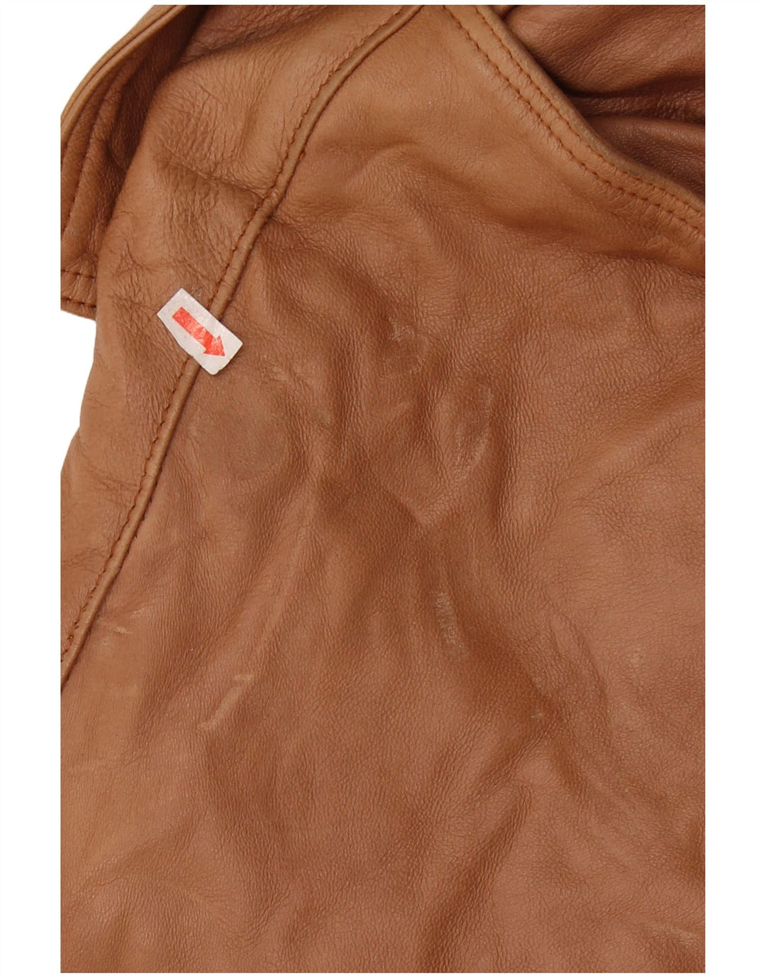 VINTAGE muška vojna kožna jakna UK 44 2XL smeđa koža