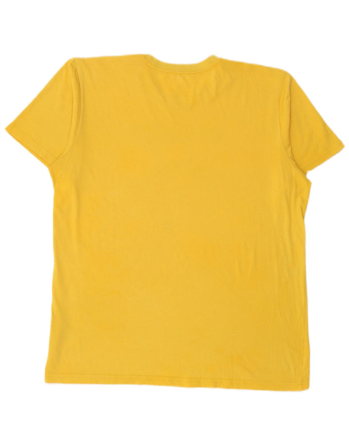 ADIDAS muška majica s grafičkim motivima Golden State Warriors Veliki žuti pamuk