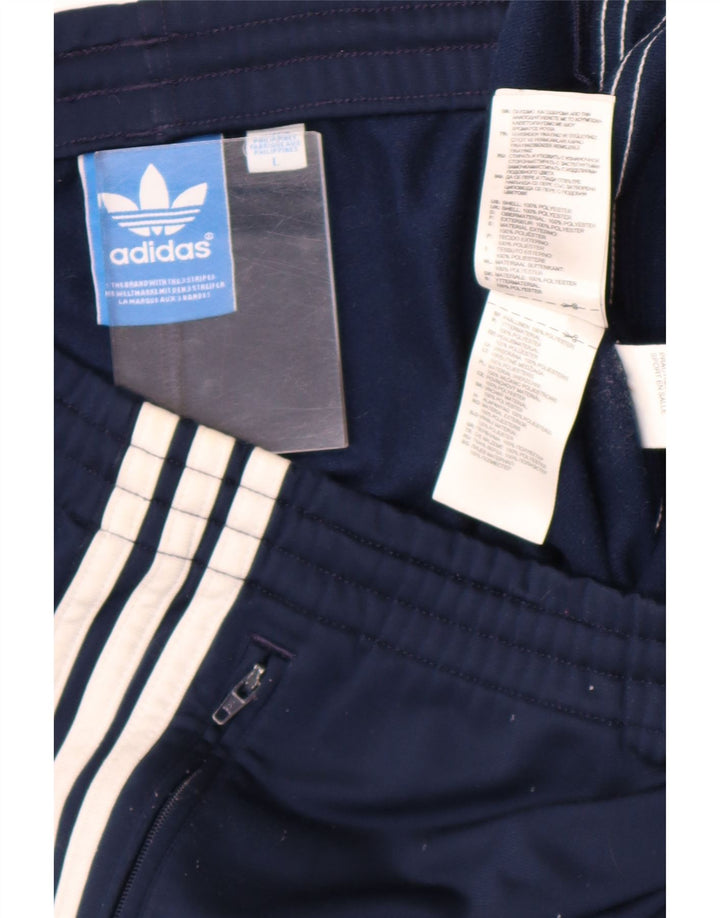 Adidas muške hlače od trenirke velike tamnoplave poliesterske