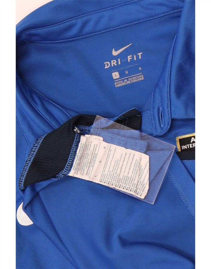 Nike muška Calcio Graphic polo majica velika plava poliesterska boja