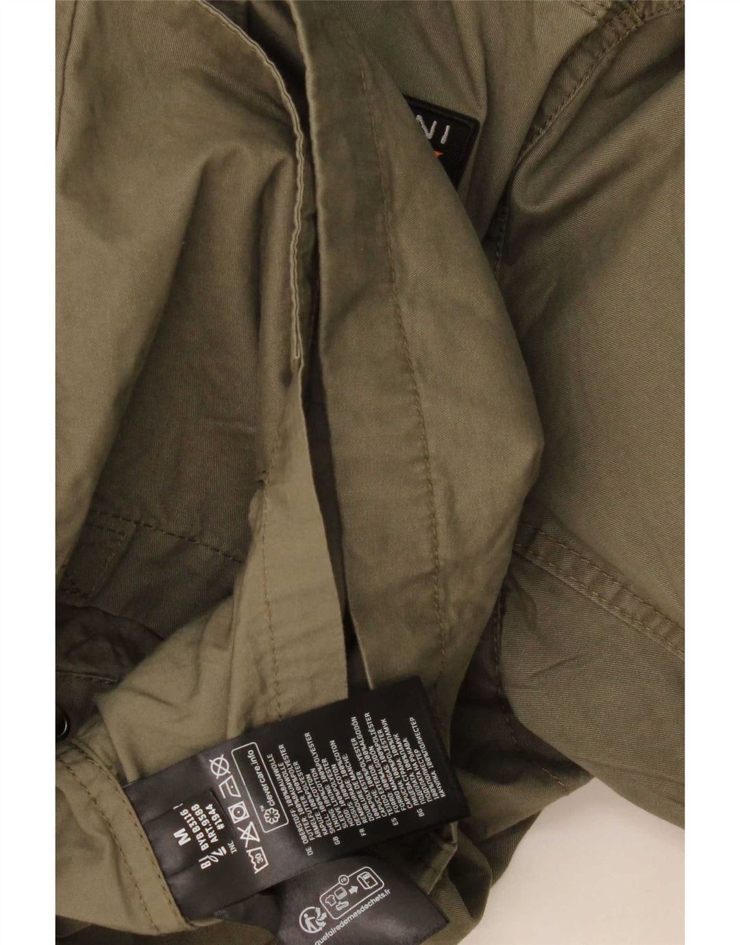 Brandit Mens Graphic Military Jacket UK 38 Srednji kaki pamuk