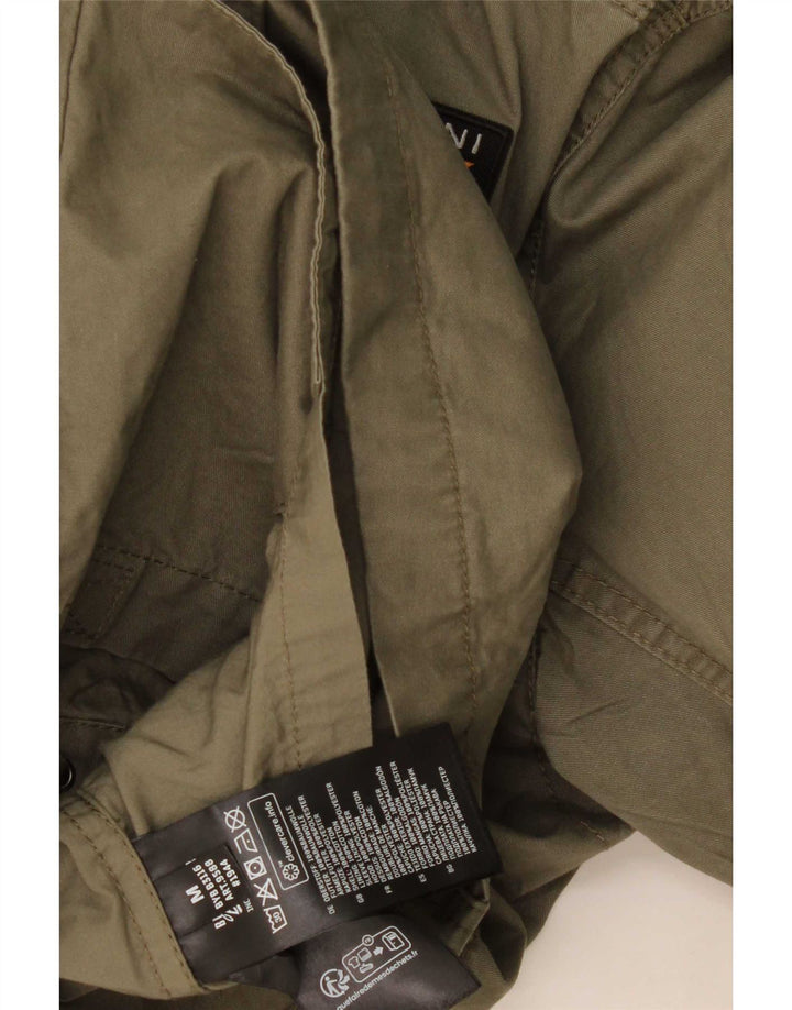 Brandit Mens Graphic Military Jacket UK 38 Srednji kaki pamuk