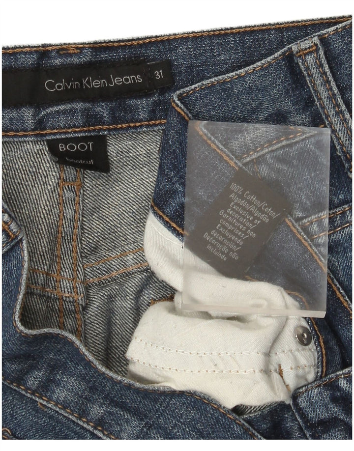 Ženske traperice Calvin Klein Bootcut W31 L32 Plavi pamuk