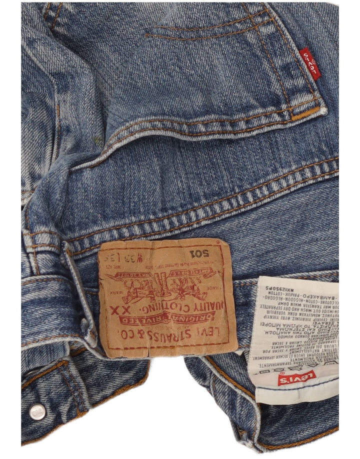 Levi's muške 501 ravne traperice W33 L29 plavi pamuk