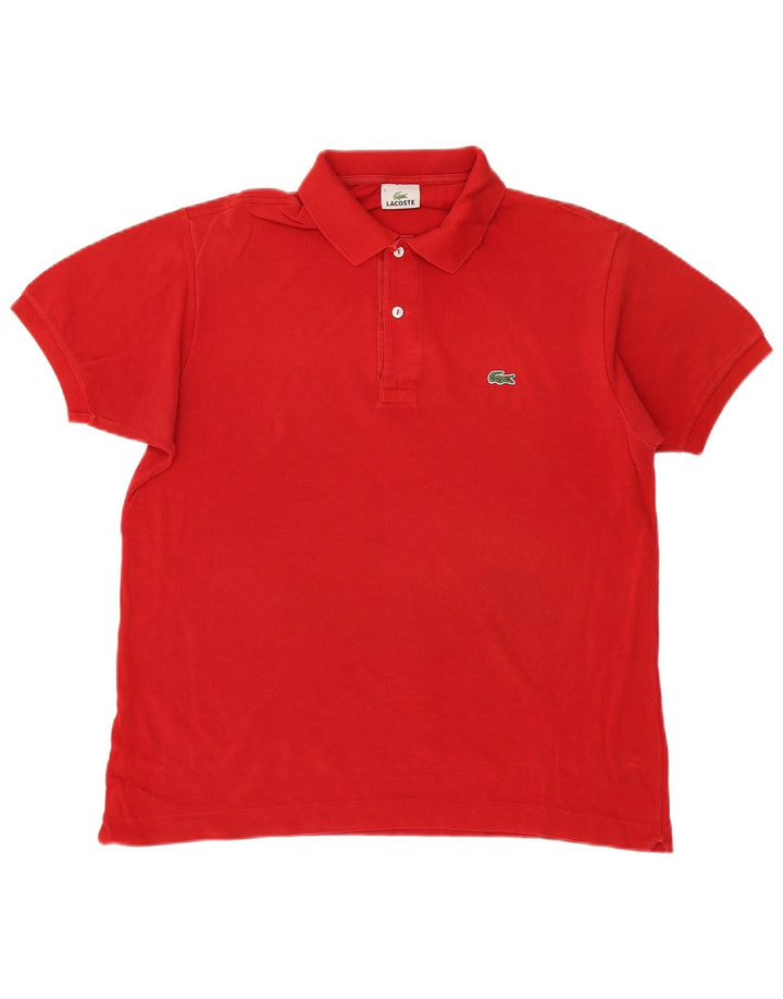 LACOSTE muška polo majica veličine 5, veliki crveni pamuk