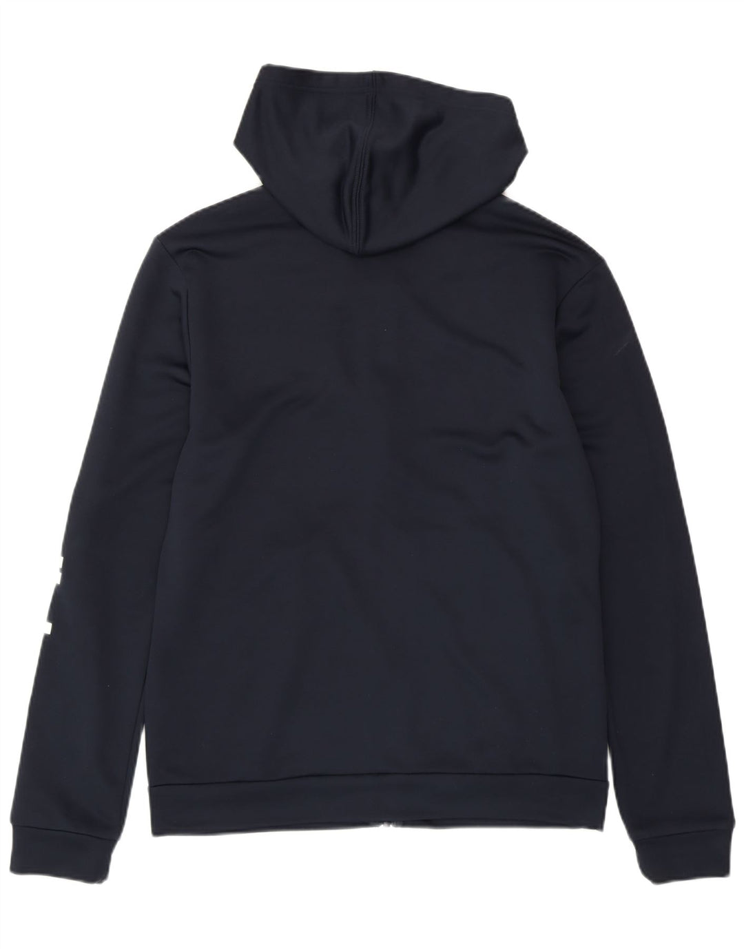 ADIDAS ženski džemper s kapuljačom s patentnim zatvaračem UK 16/18 veliki tamnoplavi