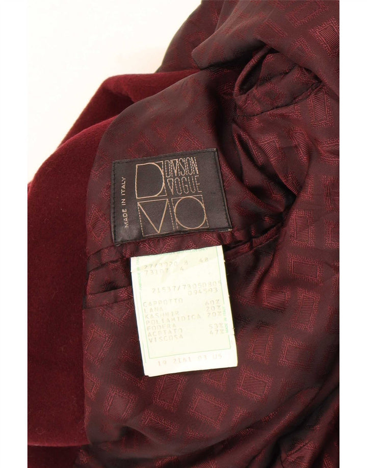 Division Vogue Muški kaput IT 48 Srednja bordo vuna