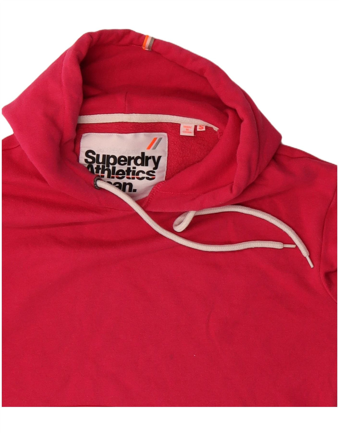 Superdry ženska prevelika majica s kapuljačom UK 10 Mali ružičasti pamuk