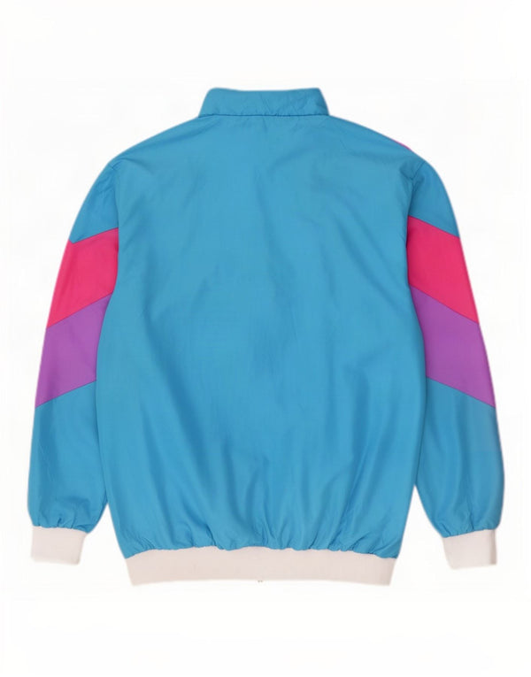 Vintage muška gornja jakna trenirke 3XL poliester plave boje