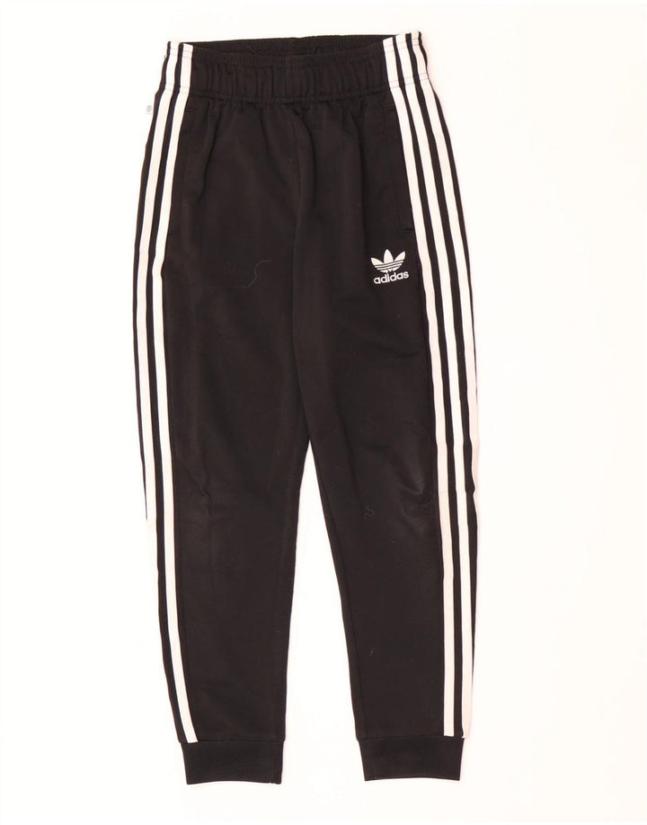 Adidas trenirka za dječake, hlače za trčanje, 9-10 godina, crni poliester