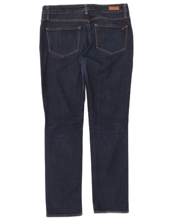 TOMMY HILFIGER Ženske Rome RW ravne traperice W28 L30 tamnoplavi pamuk