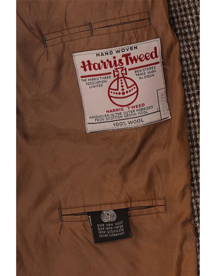 Harris Tweed Muški sako sa 2 gumba UK 38 Srednje smeđa ptičica