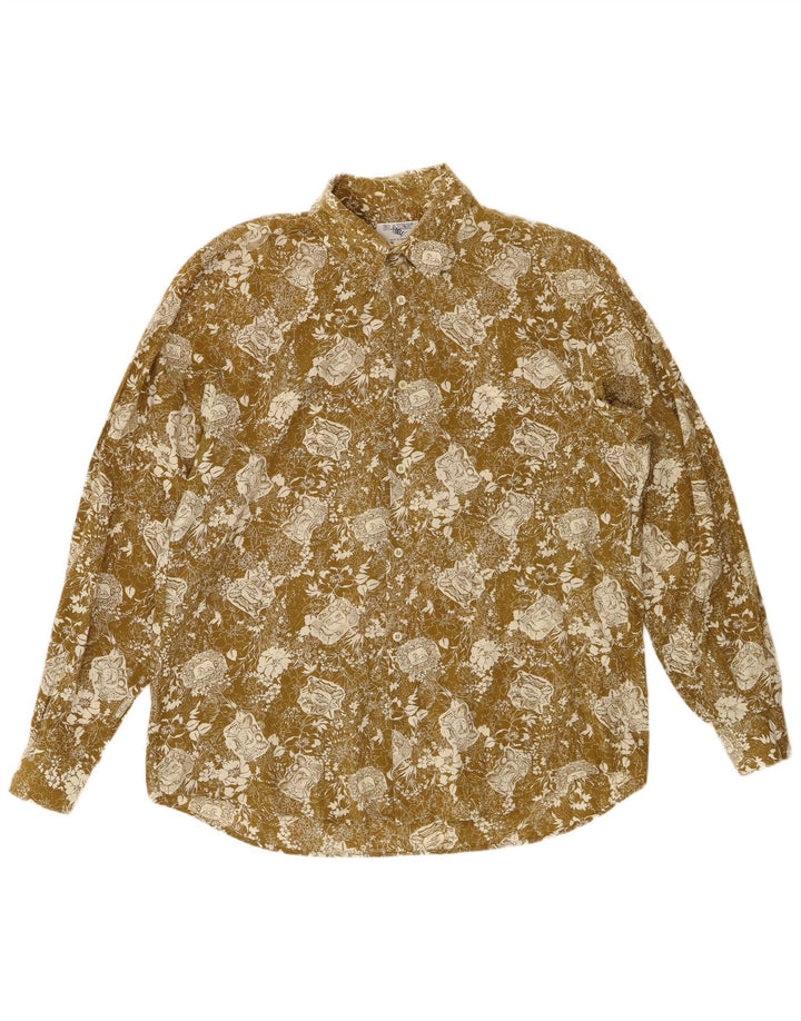 Vintage muška košulja velikih zelenih cvjetova