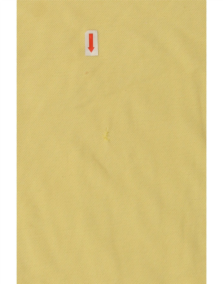 DIADORA Mens Polo Shirt IT 50 Medium Yellow Cotton Vintage Diadora and Second-Hand Diadora from Messina Hembry 