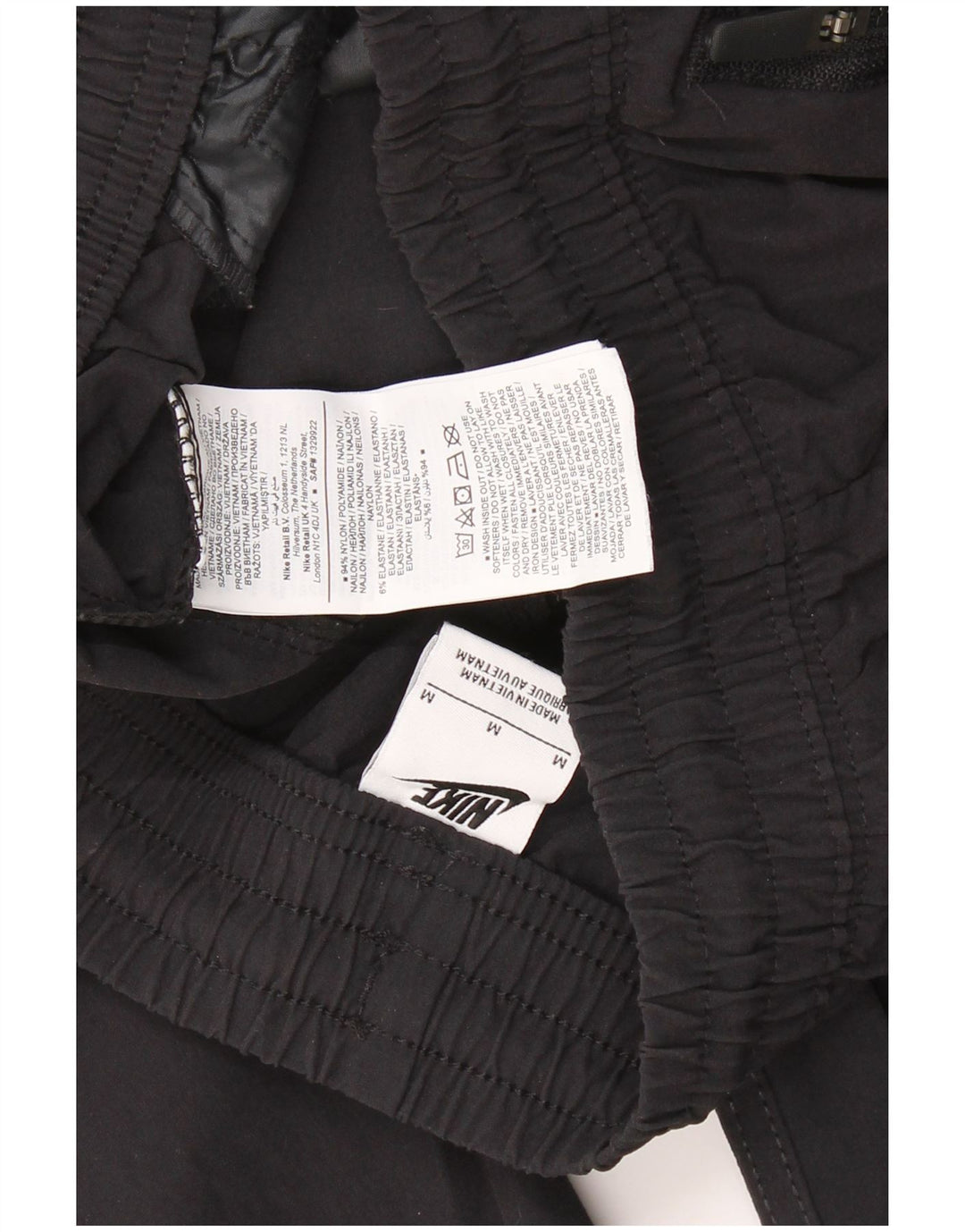 NIKE Muške kargo trenirke Hlače Joggers Srednje crni najlon