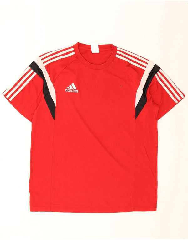Adidas muška majica kratkih rukava Veliki crveni pamuk u boji