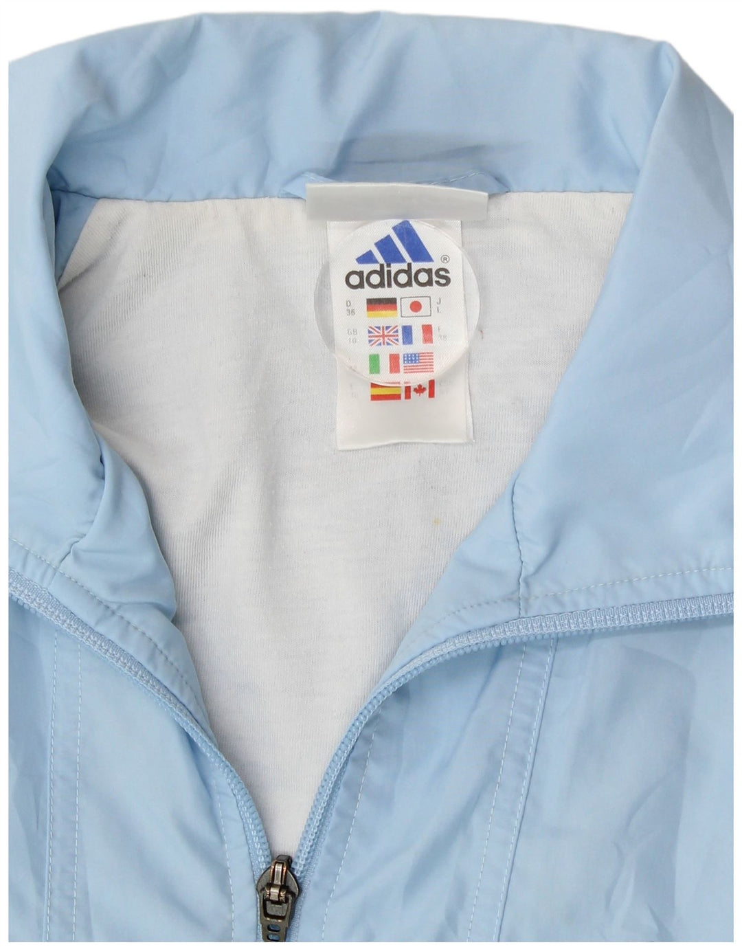 Adidas ženska kišna jakna UK 10 Small Blue Polyester