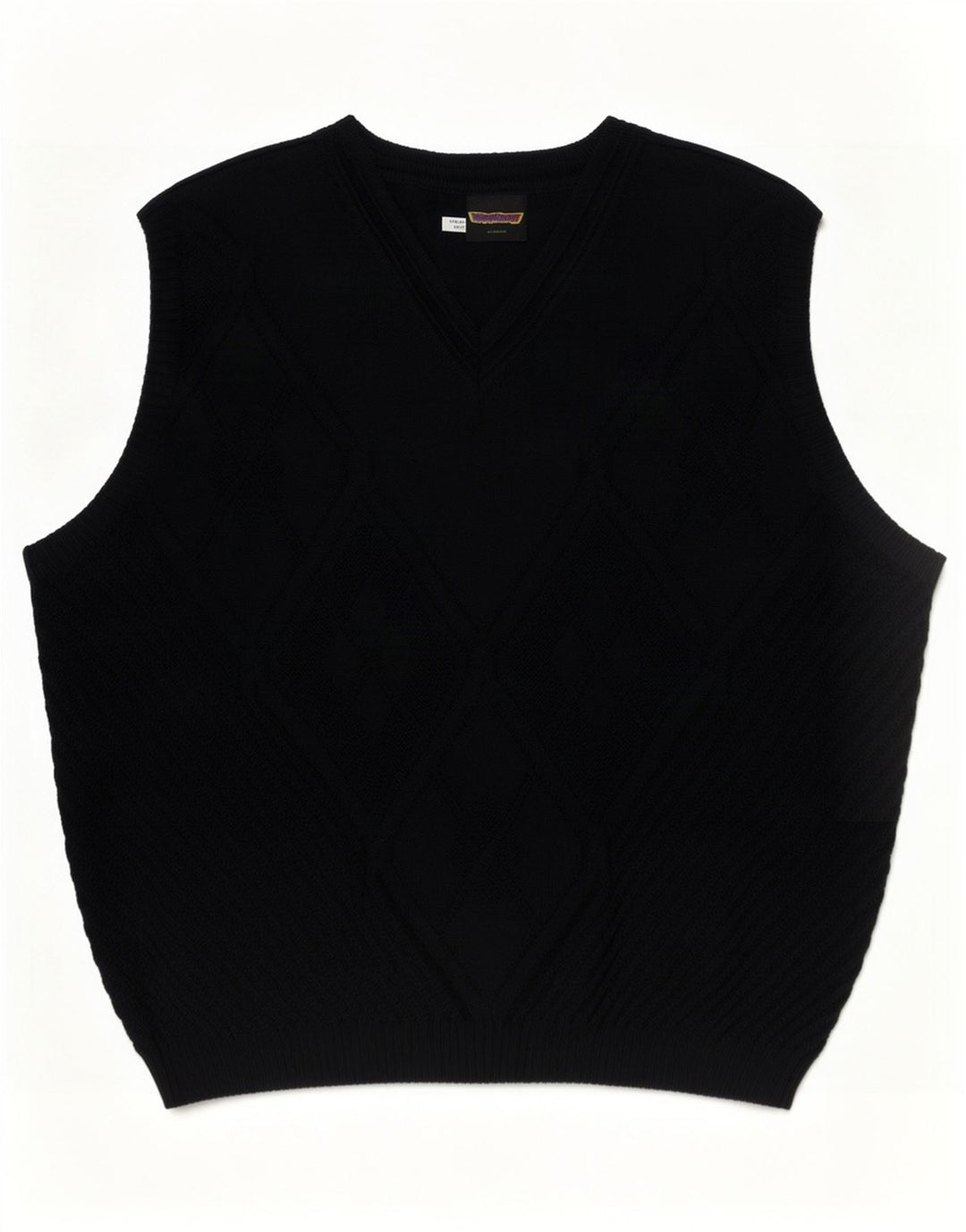 WESTBURY Muški prsluk bez rukava EU 48/50 srednje tamnoplava Argyle/Diamond
