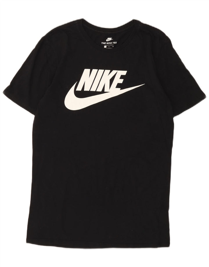 Nike Muška majica kratkih rukava s grafičkim motivima, mala, crna pamučna