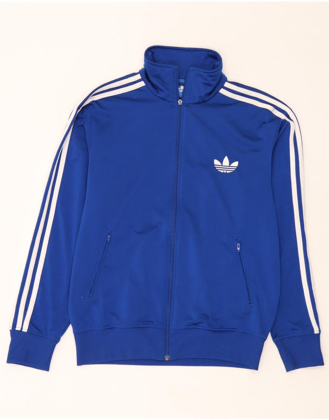 Adidas muška trenirka gornja jakna srednje plavi poliester