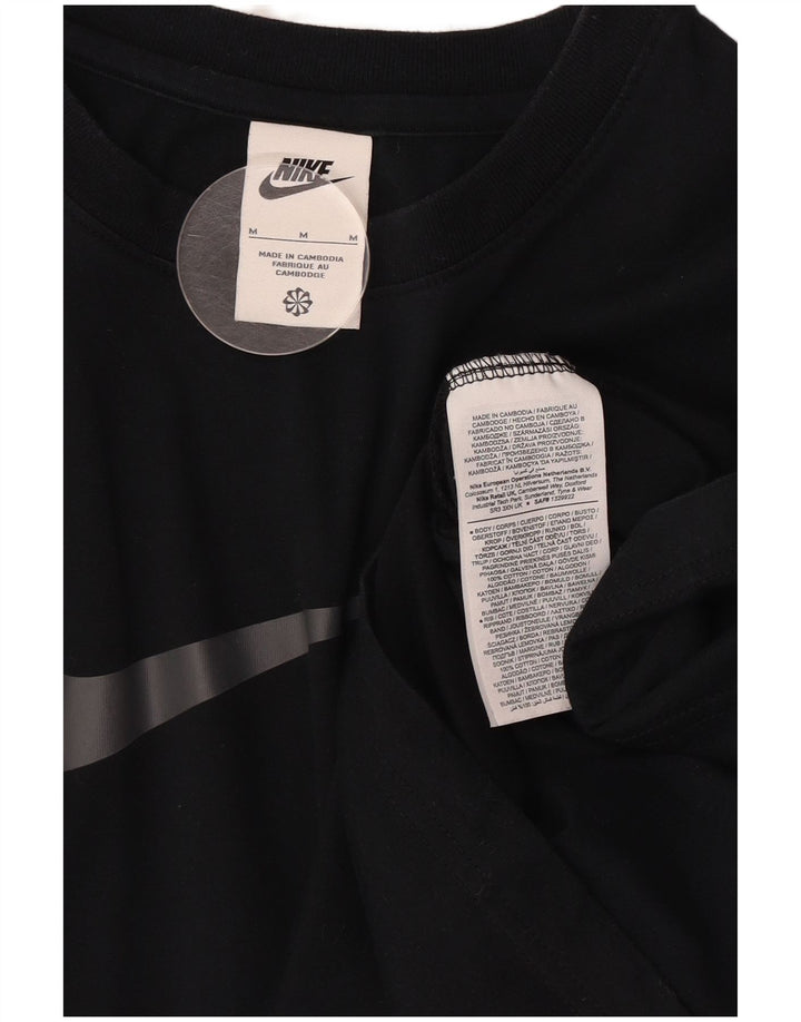 Nike Muška majica kratkih rukava srednje veličine crni pamuk