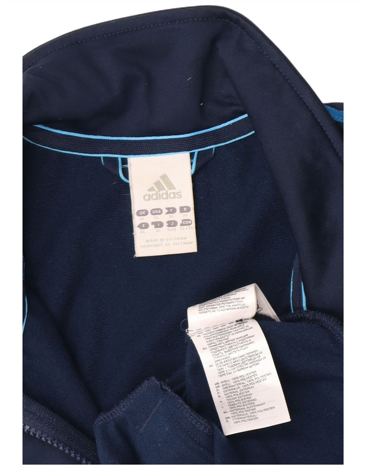 Adidas muška trenirka gornja jakna XL tamnoplavi poliester
