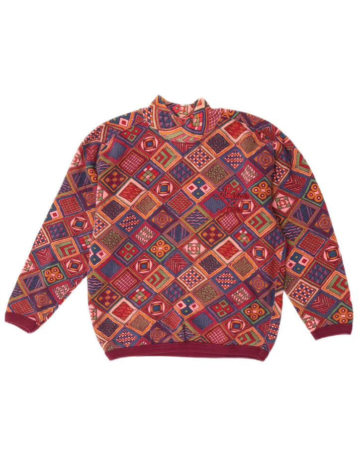 American System Ženska majica s kratkim rukavima UK 6 XS Višebojni patchwork