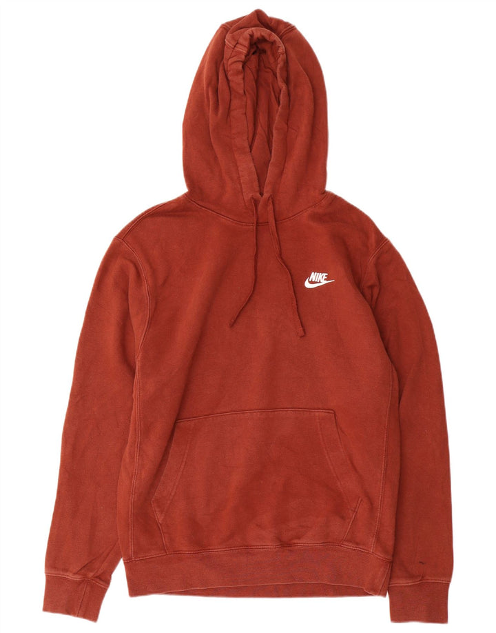 Nike Muška majica s kapuljačom Mala smeđa pamučna
