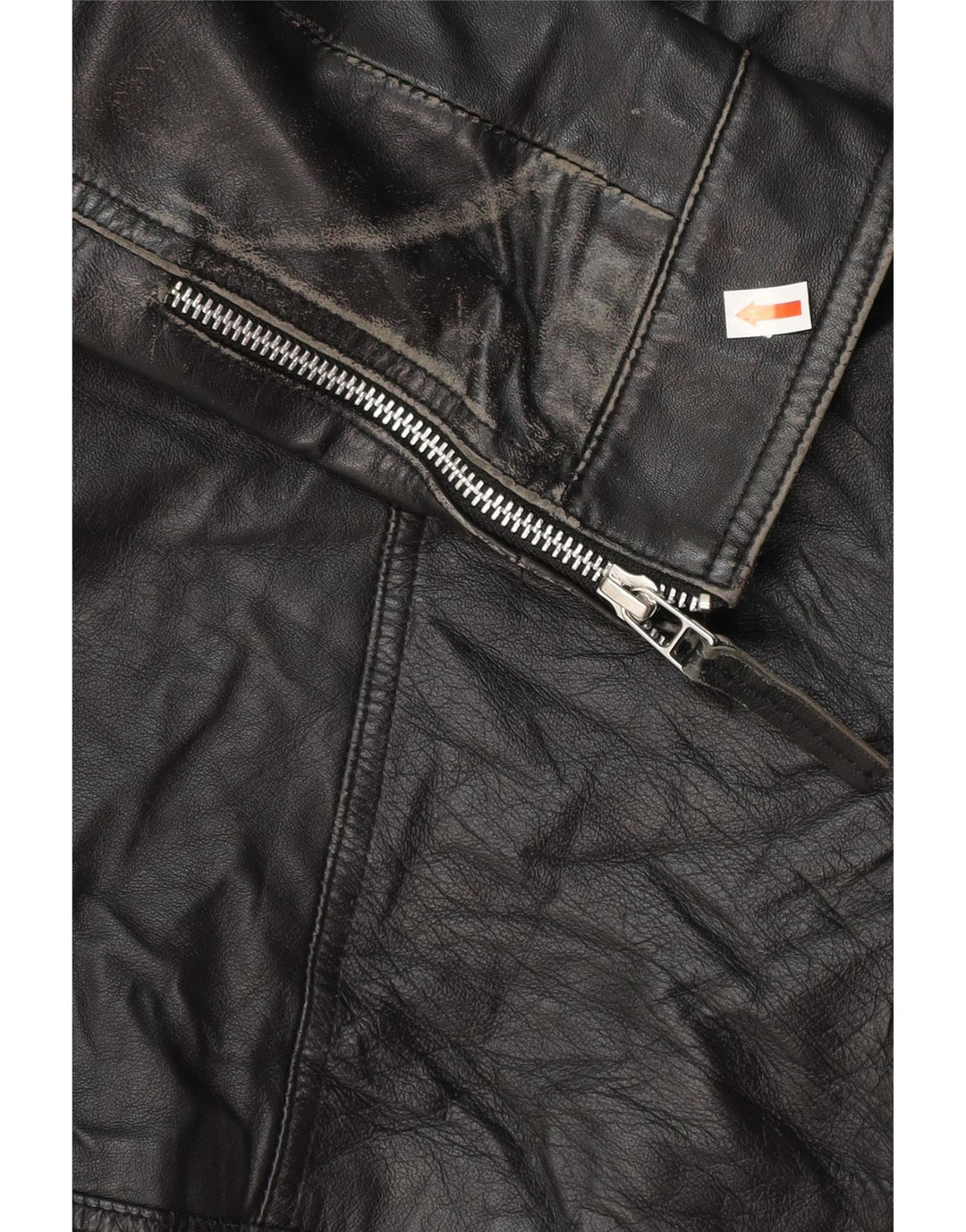 Isaco & Kawa ženska biciklistička kožna jakna IT 44 srednje crna koža