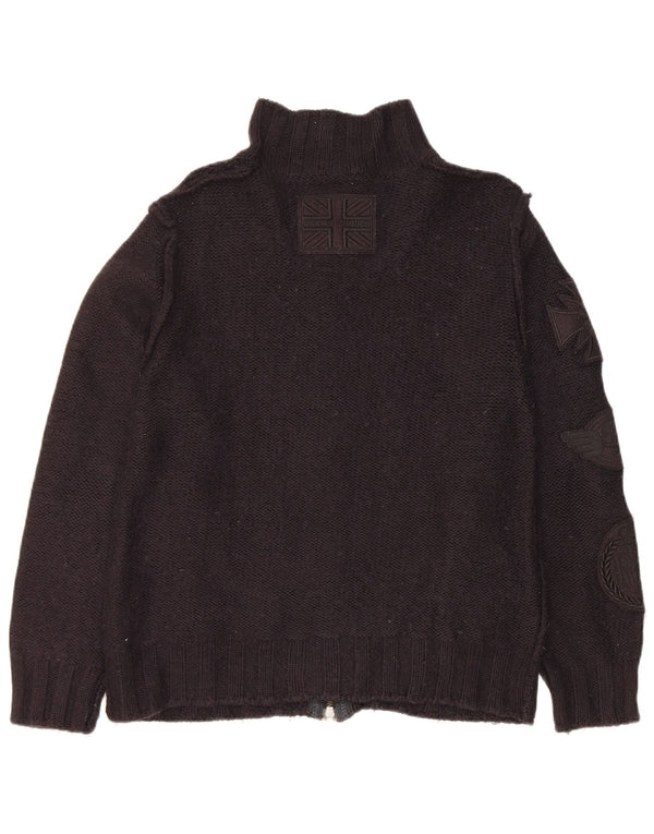 Richmond ženski kardigan pulover UK 20 2XL crna vuna