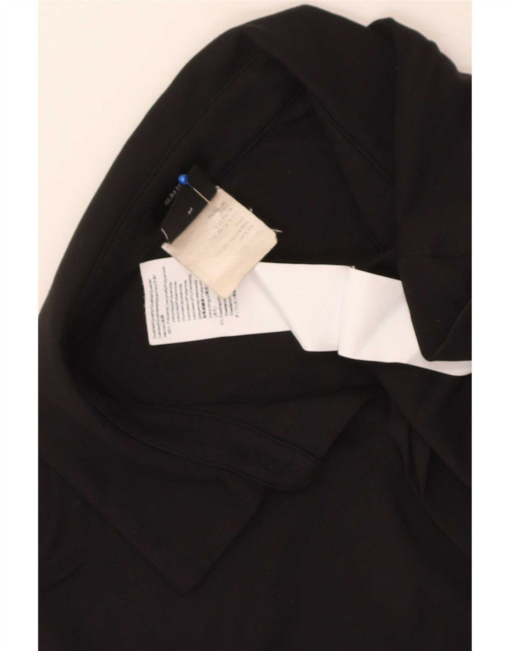 Muška uska polo majica Hugo Boss Srednji crni poliamid