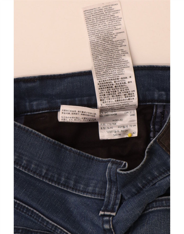 Levi's muške uske traperice W30 L30 plavi pamuk