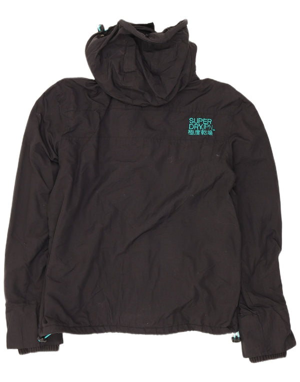 Superdry ženska jakna The Windcheater Graphic Windbreaker Jacket UK 18 XL Crna