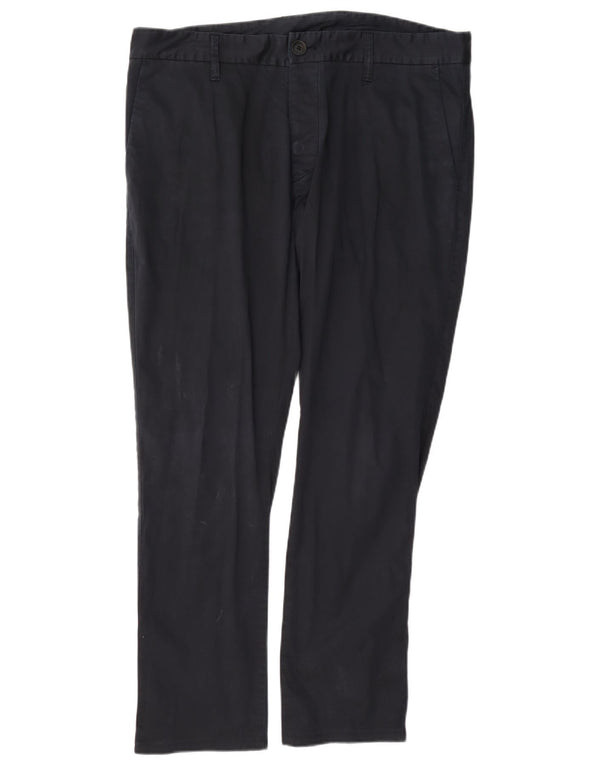 Armani muške ravne chino hlače EU 52 XL W38 L29 tamnoplavi pamuk