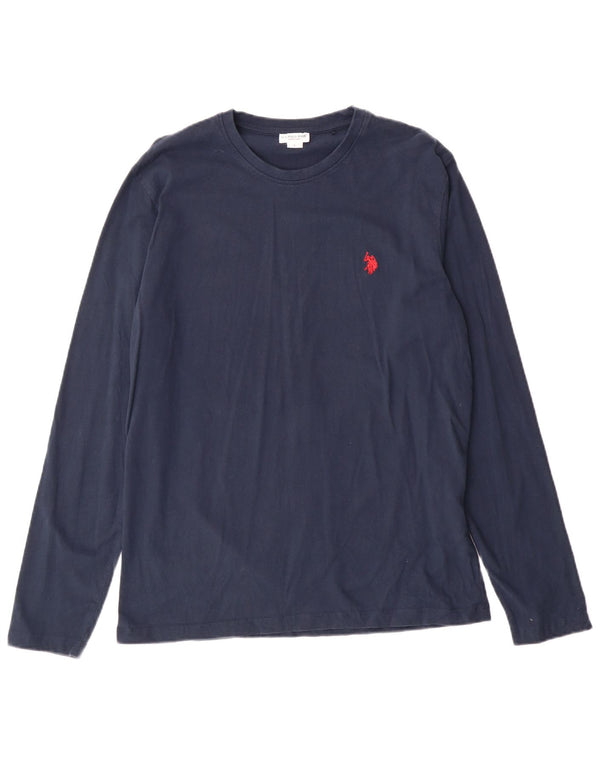 U.S. Polo Assn. Ženska majica dugih rukava UK 16 Veliki mornarsko plavi pamuk