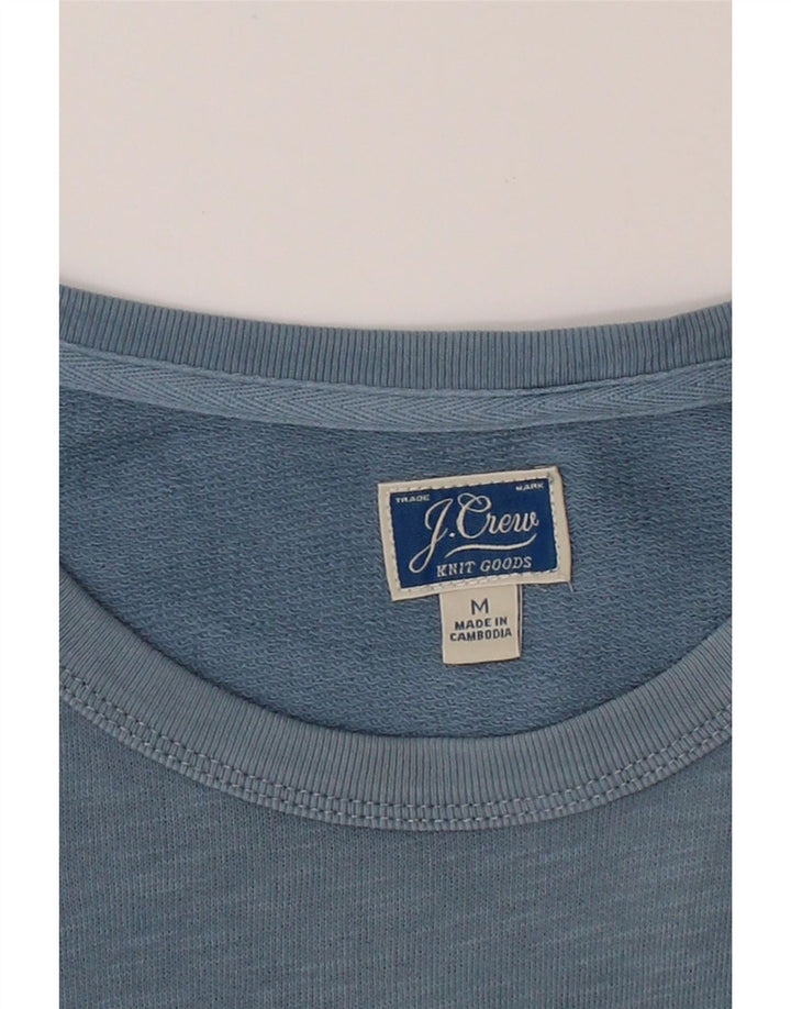 J. CREW Mens Sweatshirt Jumper Medium Blue Cotton Vintage J. Crew and Second-Hand J. Crew from Messina Hembry 
