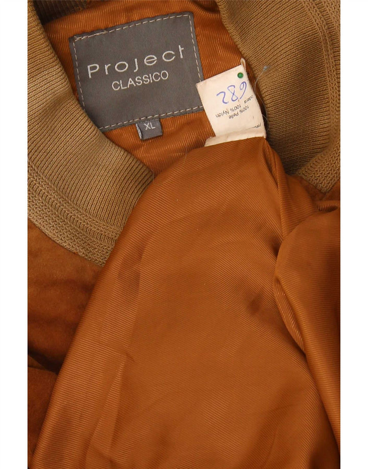 Project Classico muška bomber jakna od antilopa UK 42 XL smeđa koža