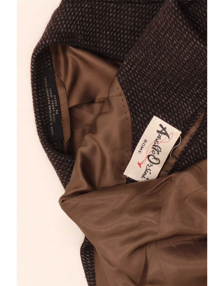 Anralfo Orsini muški sako sa 2 gumba UK 40 Large Brown Flecked