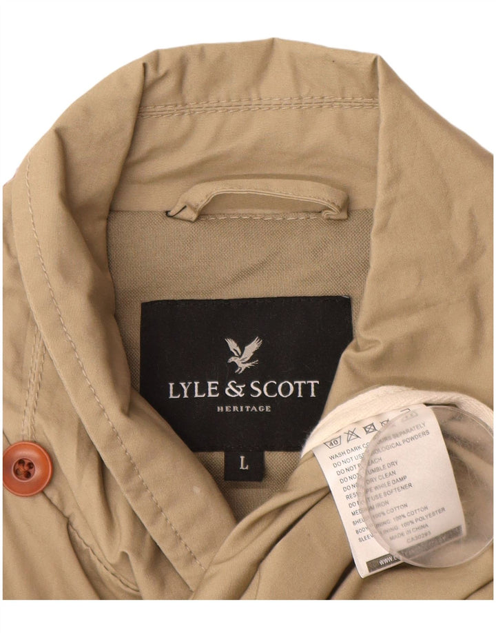 LYLE & SCOTT Muška pomoćna jakna UK 40 Large Beige Cotton