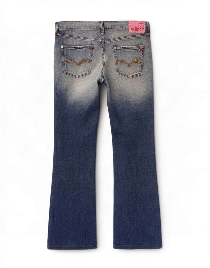 Replay Ženske Bootcut traperice W32 L30 Plavi pamuk