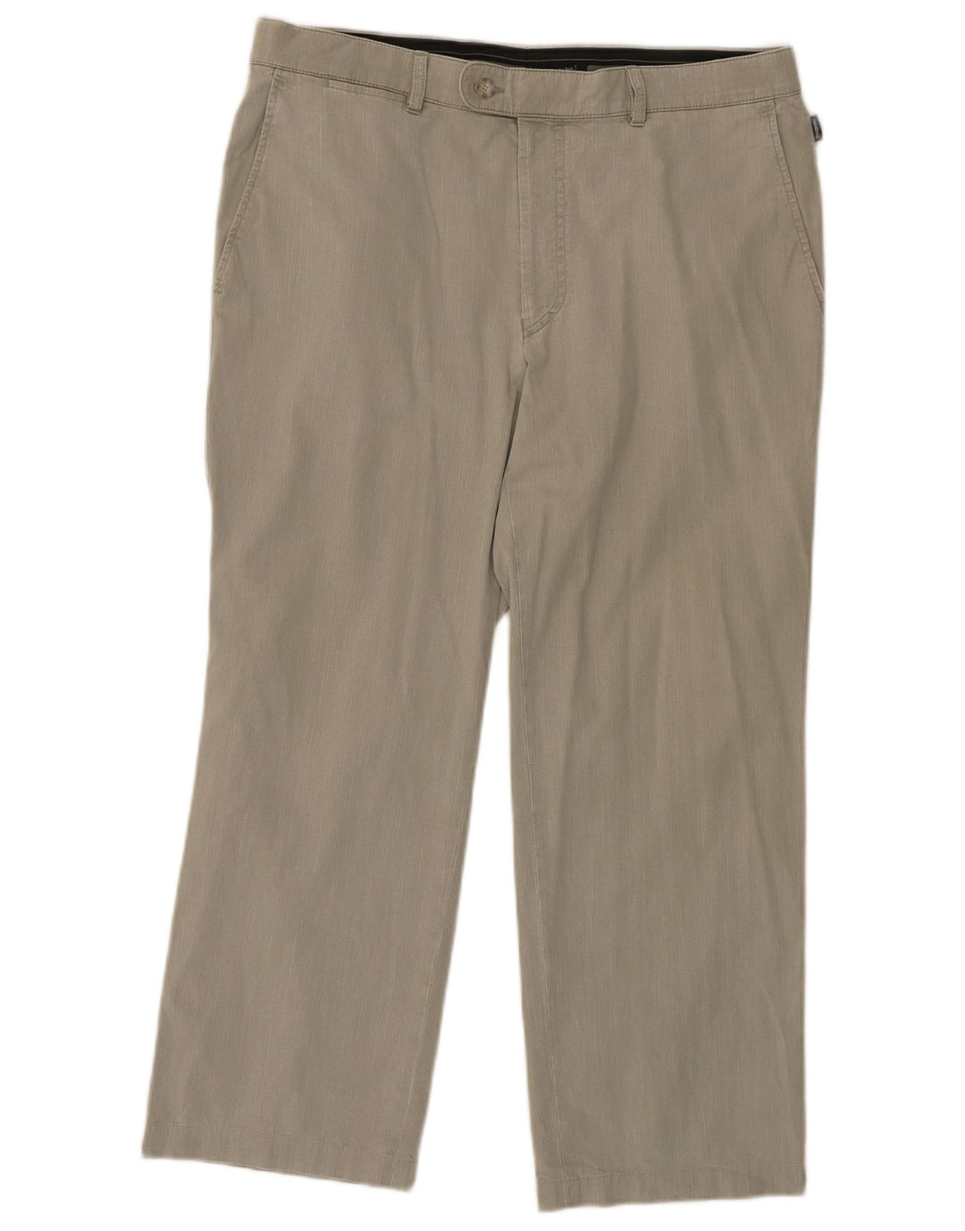BUGATTI Mens Straight Suit Trousers IT 52 XL W36 L27 Grey