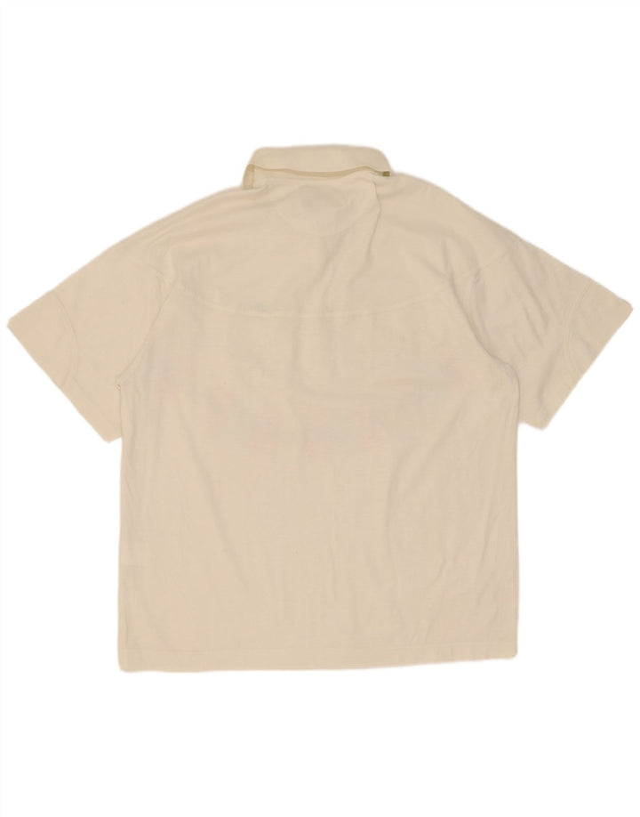 Ellesse ženska polo majica IT 44 Srednje bijeli cvjetni pamuk