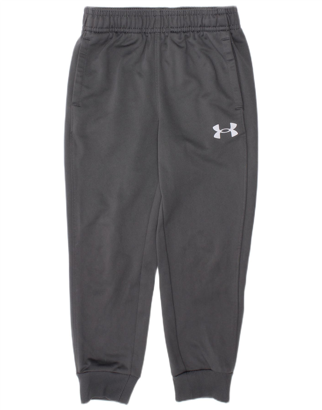 UNDER ARMOUR Trenirka za dječake Hlače za trčanje 3-4 godine Sivi poliester