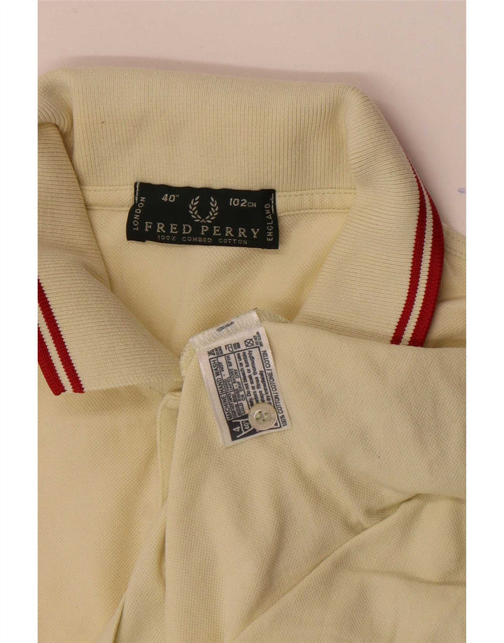 Fred Perry muška polo majica Srednje žuti pamuk