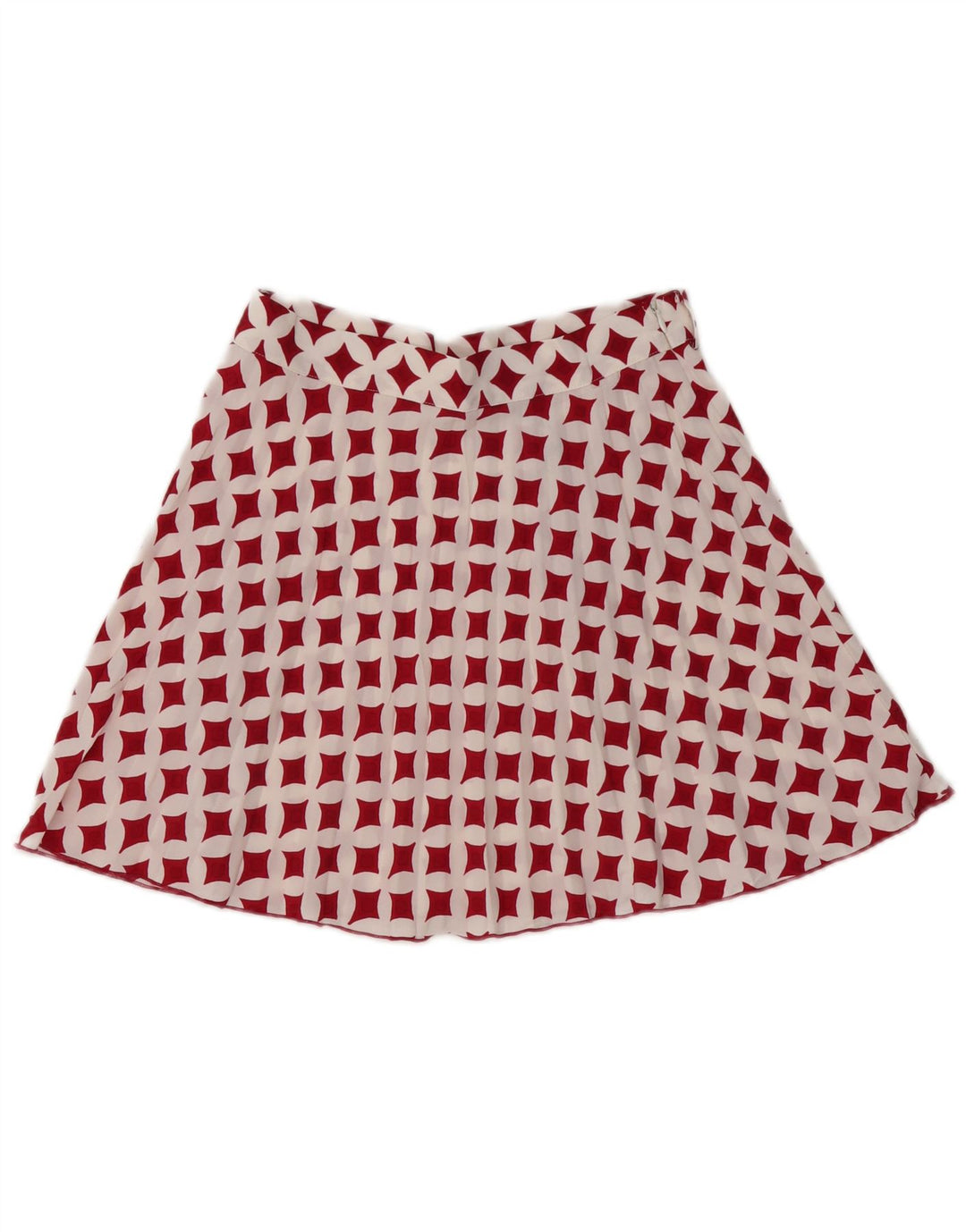 Zara ženska mini suknja srednje veličine W28 bijela geometrijska