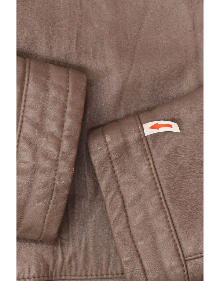 Vintage muška kožna jakna UK 40 Large Brown