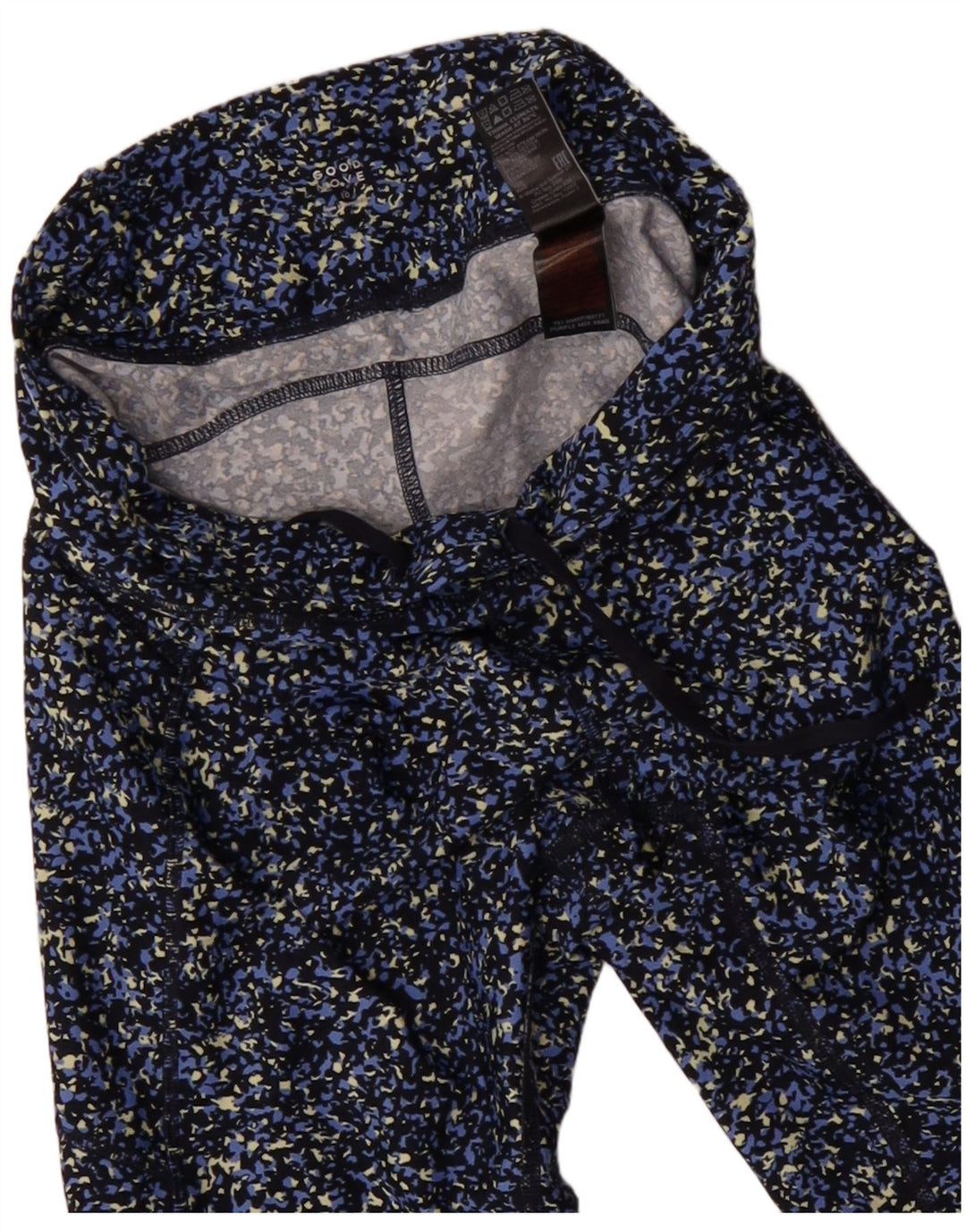 Marks & Spencer ženske tajice UK 10 Mali plavi flekasti poliester