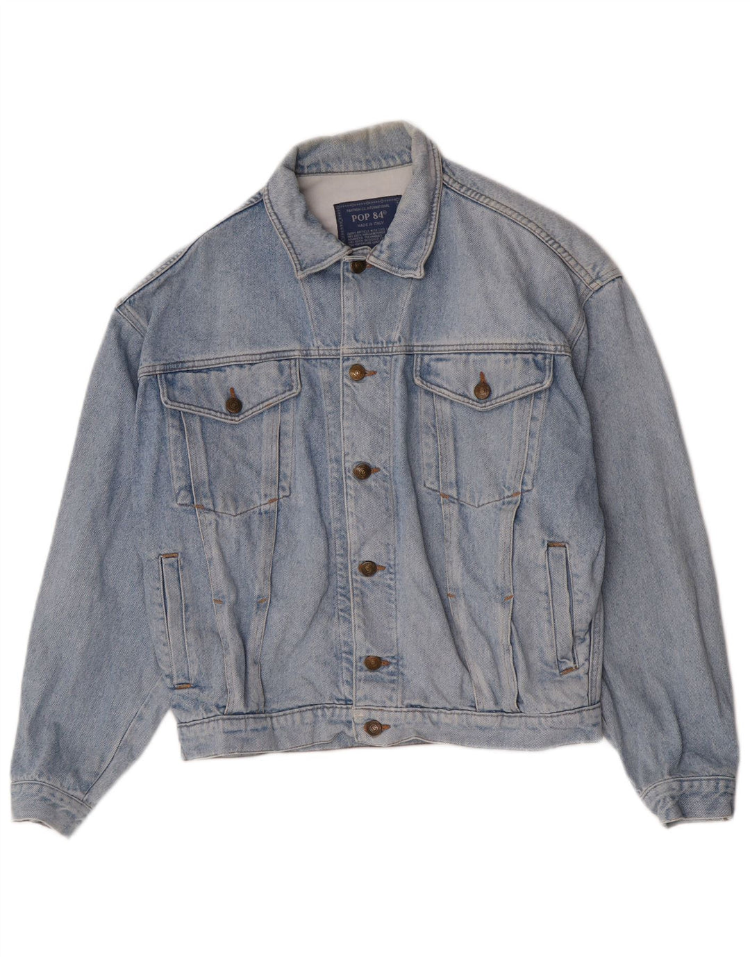 POP 84 Muška traper jakna UK 40 Large Blue