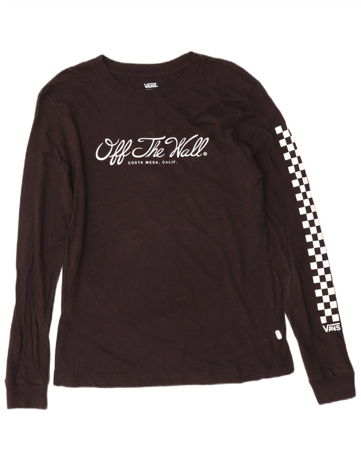 VANS ženska majica dugih rukava s grafikom UK 10 mala crna